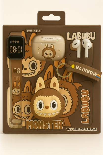 RELOJ + AURICULAR + MONEDERO